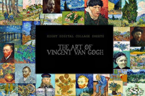 Download Art of Vincent Van Gogh Collage Sheets - Collage sheets Collection
