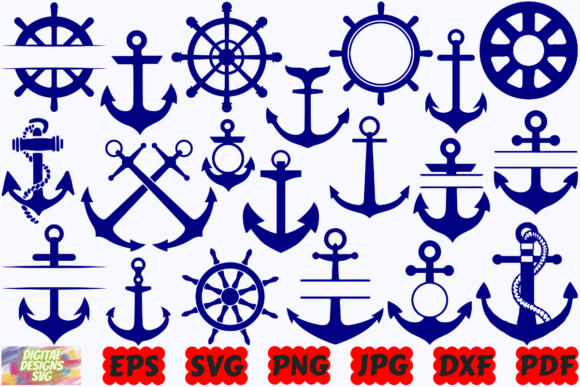Download Anchor SVG | Nautical SVG | Marine SVG - Anchor Collection
