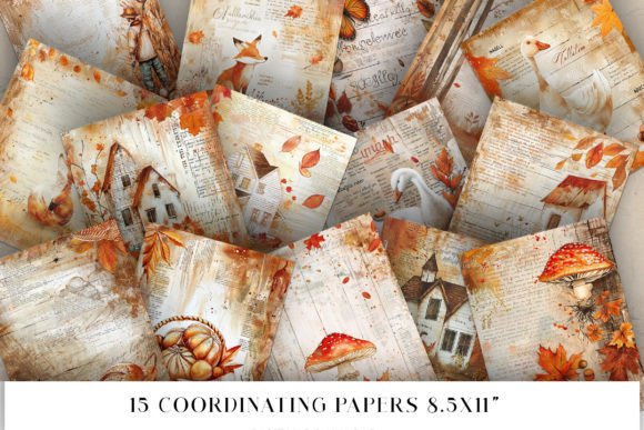 Download Fall Junk Journal Pages - Journal pages Collection
