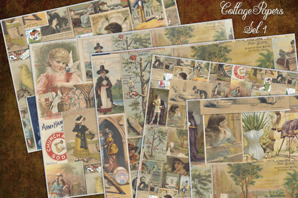 Download Ephemera Collage Sheets - Collage sheets Collection