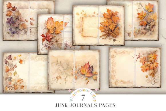 Download Autumn Junk Journal Pages - Journal pages Collection